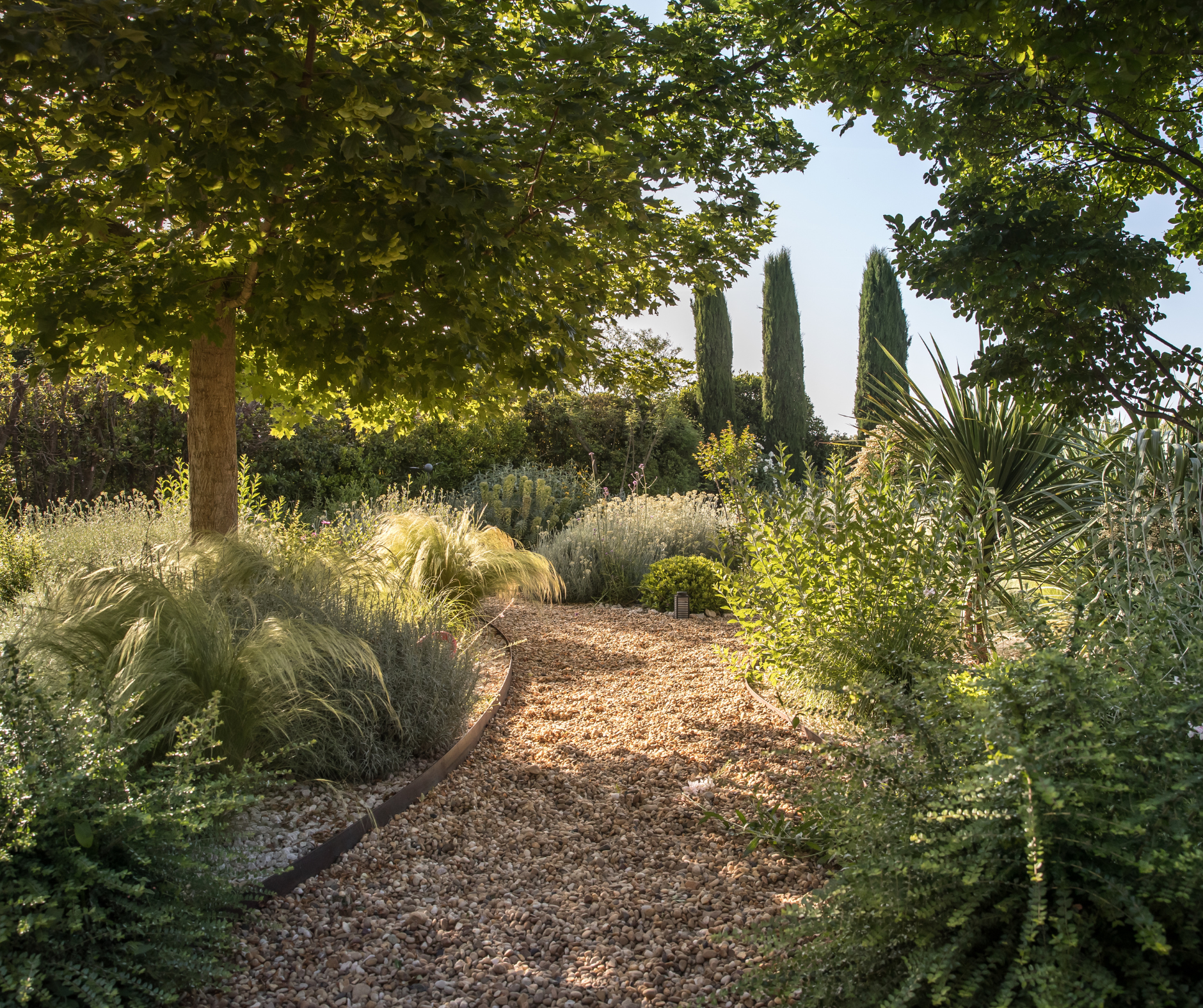 Allées et parkings perméable